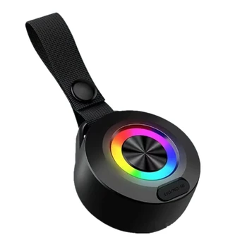 1 комплект Bluetooth Динамик Мини Портативный динамик RGB Цветной световой сабвуфер Наружный беспроводной динамик