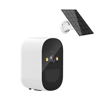 1 Комплект WIFI-камеры 4-мегапиксельная HD-камера на солнечной батарее, Беспроводная встроенная батарея, домашняя камера безопасности, радионяня