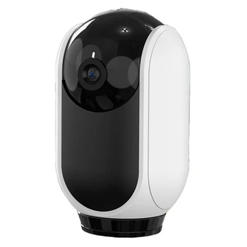 1 шт. 3-мегапиксельная камера Tuya с разрешением 1080P для помещений, режим автоматического отслеживания H.264 для Alexa Google PTZ