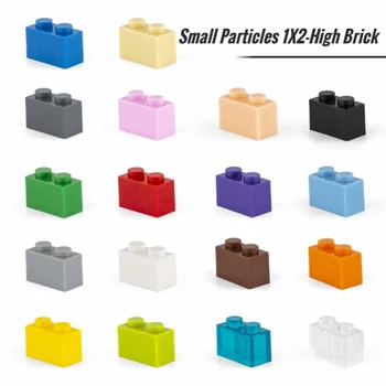 25шт мелких частиц высотой 3004 кирпича 1x2 Строительные блоки DIY Совместимы с креативными подарочными блоками Игрушки-замки