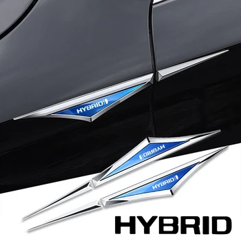 2шт автомобильные наклейки из сплава автомобильные аксессуары для Hybrid Synergy Drive Toyota Prius Camry Rav4 yaris Crown Auris Ford Hyundai Honda