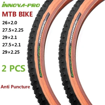2шт Велосипедные шины INNOVA MTB 26x2.0/29x2.1/27.5x2.25/2.75x2.1 /29x2.25 дюймов Шины с защитой от проколов и Отверстий для горных велосипедов