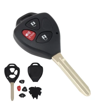 3 Кнопки Неразрезанный Автомобильный Пульт Дистанционного Управления Key Shell Case Smart Key Fob Case Подходит для Toyota Corolla RAV4 Yaris Venza Scion tC xA xd