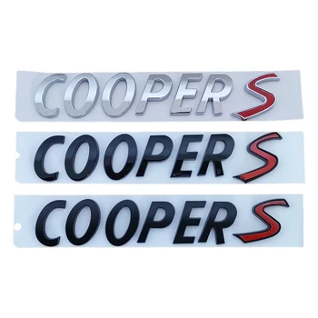 3D Буквы ABS Для Багажника Автомобиля Mini Cooper S Эмблема Логотип Значок Наклейка R56 R50 R52 R60 F56 F55 R55 R53 R57 Аксессуары JCW Clubman