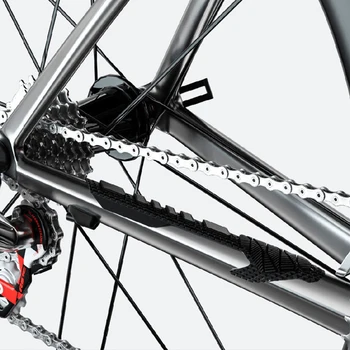 3D Силиконовые ограждения для крепления цепи MTB, защита рамы дорожного велосипеда от царапин, защитная наклейка для защиты велосипеда MTB, защитная крышка для ухода за велосипедом