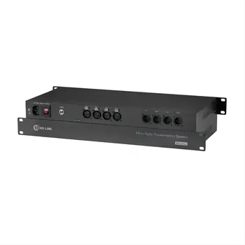 4 Порта 2-Полосный Двунаправленный 3-Контактный XLR Преобразователь звука По Оптоволокну Сбалансированный Аудио-Волоконно-Оптический Удлинитель
