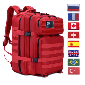 45Л Мужская/Женская Походная сумка, военный Тактический рюкзак, Армейский Водонепроницаемый Molle Bug Out Для путешествий на открытом воздухе, Кемпинг