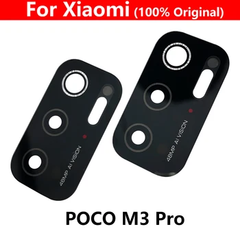 5шт, Оригинал Для Xiaomi Redmi K40 Poco F3 5G X3 GT M3 X4 M4 Pro F4 5G 4G Задняя Камера Стеклянный Объектив с Заменой клея