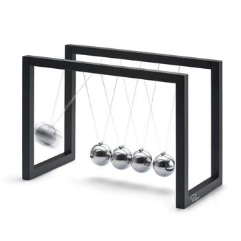 ABS Newtons Cradle Steel Balance Pendulum Ball Физика, наука, Забавная настольная игрушка, Обучающий аксессуар, подарок 2 цвета