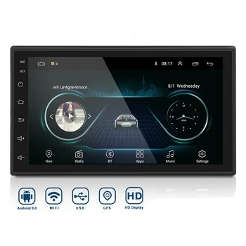 Android Навигация с 7-дюймовым Сенсорным Экраном Автомобильный Видео DVD-Плеер С Радио Usb Wifi Link Gps Mp5