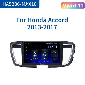 Dasaita для Honda Accord 2013 2014 2015 Автомобильный 1 Din 10,2 