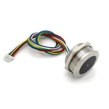 GM861 Металлическое светодиодное кольцо управления, световой индикатор интерфейса UART 1D/ 2D Штрих-код, Модуль считывания QR-кода