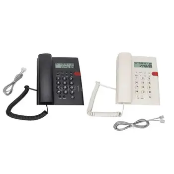 K010A-1 Настольный телефон Проводной телефон с фиксированным дисплеем идентификатора абонента стационарного телефона Повторный набор