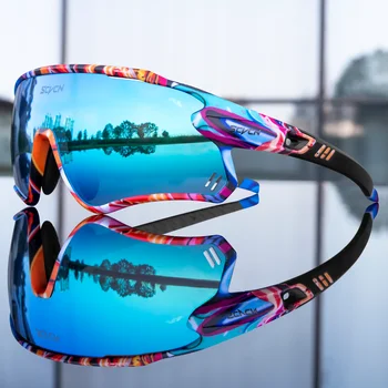 SCVCN Фотохромные велосипедные очки MTB Солнцезащитные очки для верховой езды и бега UV400 Поляризованные Очки для рыбалки Мужские Женские Велосипедные Велосипедные очки