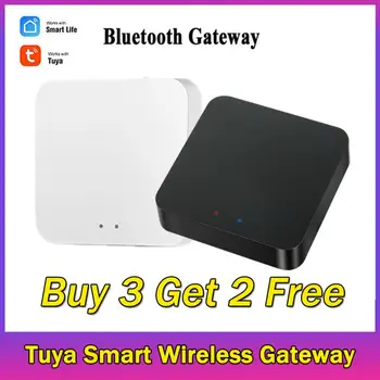 Tuya Smart Wireless Bluetooth Gateway Hub Bridge Таймер Умного Дома Расписание Smart Life Дистанционное Управление Работа С Alexa Google Home