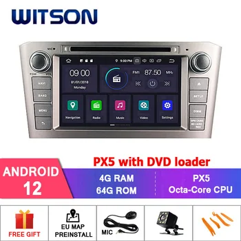 WITSON Android Радио Восьмиядерный АВТОМОБИЛЬНЫЙ DVD-ПЛЕЕР для Toyota Avensis 2002-2008 T250 2 II Беспроводной Carplay АВТОМОБИЛЬНЫЙ GPS-НАВИГАТОР АУДИО