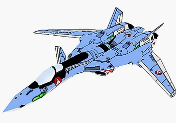 Авиационная бумажная игрушка VF-19a