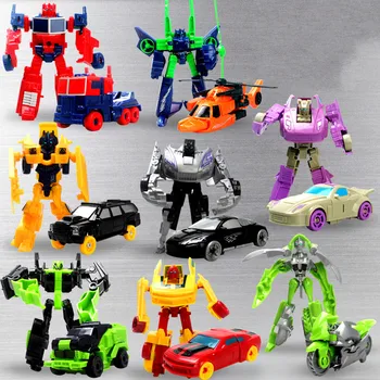 Автомобильный комплект робота-трансформера, Деформационные Фигурки робота, Игрушка для мальчика, модель автомобиля, подарок для детей, игрушка для мальчика