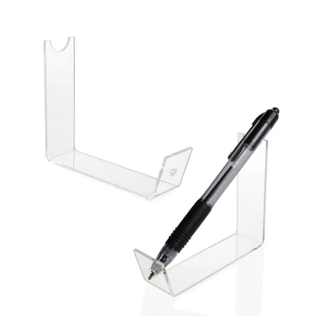 Акриловая подставка для ручек 1/2 шт., прозрачный держатель для карандашей, кисточки для макияжа, держатели для домашнего офиса, школы R7UB