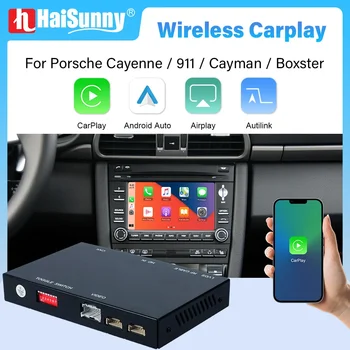 Беспроводной модуль Carplay для Porsche Cayenne Cayman 911 Boxster PCM 3.0 2008-2012 Поддержка камеры заднего вида Android Auto Mirror Link