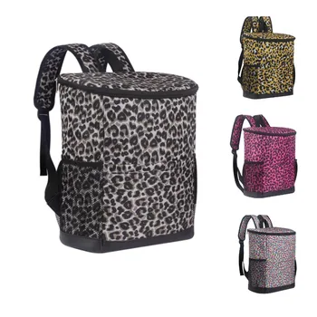 Водонепроницаемый леопардовый рюкзак-холодильник, Герметичный изолированный рюкзак для пляжа, кемпинга, пешего туризма, пикника, ланча, рюкзак для мужчин и женщин