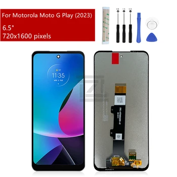 Для Motorola Moto G Play 2023 ЖК-дисплей с сенсорным экраном Дигитайзер в сборе для замены экрана Moto G Play Запчасти для ремонта 6,5 