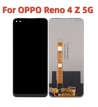 Для OPPO Reno 4 Z 5G CPH2065 Сенсорный экран Дигитайзер Замена стекла ЖК-дисплея в сборе