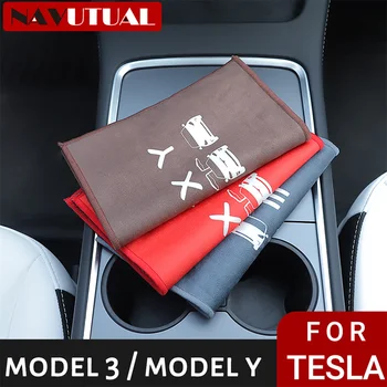 Для Tesla Model 3 S X Y Автоочистка Уход за дверями и окнами Сильное водопоглощающее автомобильное полотенце из кораллового флиса и замши, салфетка для мытья из микрофибры