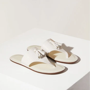 Женские сандалии 2023 года выпуска, итальянский роскошный бренд, дизайнерские летние шлепанцы, Повседневная модная удобная обувь на плоской подошве в богемном стиле