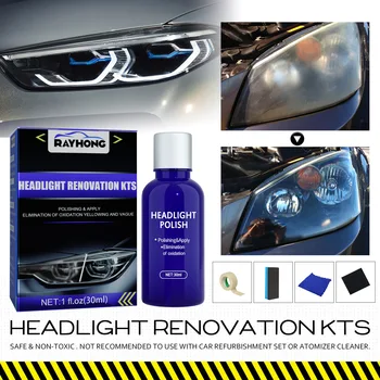Жидкость для ремонта автомобильных фар: Покрытие и ремонт ламп, средство для ремонта пленки для автомобильных фар