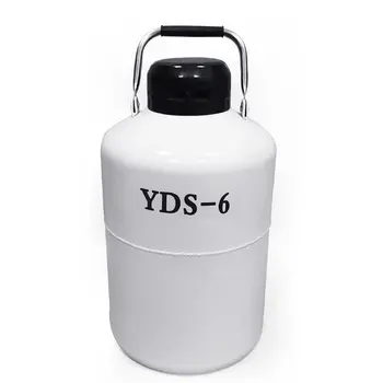 Заводской резервуар для жидкого азота YDS-6 для хранения и транспортировки