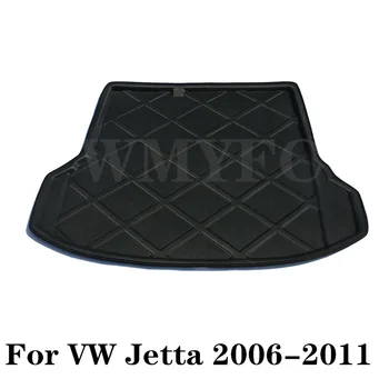 Задний багажник автомобиля, лоток для грузового лайнера, Багажник, коврик для пола, ковры для VW Jetta Седан 4-dr MK5 2006-2011
