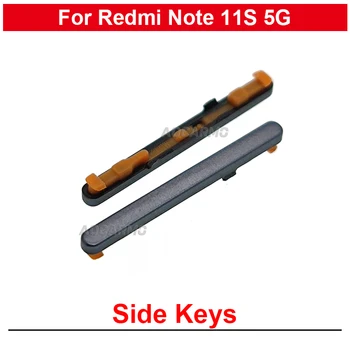 Запасные части для боковых клавиш для Redmi Note 11s Кнопки регулировки громкости 5G