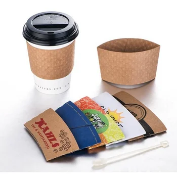 Индивидуальный продукт, нестандартный дизайн, рукава для кофейных чашек, печать, бумажный стаканчик, теплоизоляция