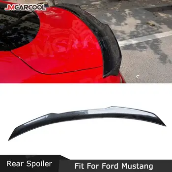 Карбоновое волокно/Материал ABS, Выступ Заднего Спойлера Багажника, Крылья для Ford Mustang GT Coupe 2015-2017, Задняя Крышка