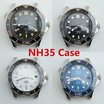 Корпус NH35 Корпус из нержавеющей стали Мужские автоматические механические часы с сапфировым стеклом Водонепроницаемые часы, подходящие для механизма NH35 / NH36