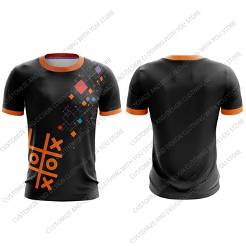 Майка для экстремальных видов спорта, мужские и женские рубашки с 3D-принтом на заказ, настраиваемый номер имени, футболка с круглым вырезом для киберспорта