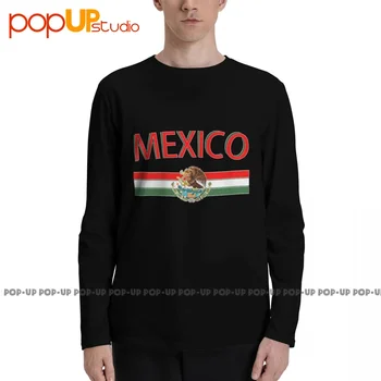 Мексика, флаг проблемной страны, Мексиканская гордость, футбольные футболки с длинным рукавом, футболка Vtg Premium