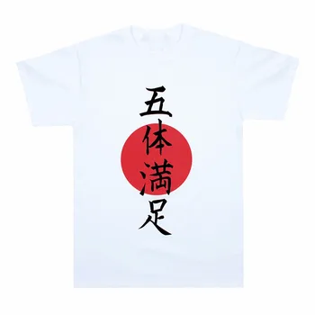 Мужская футболка с 3D принтом и коротким рукавом, модные мужские футболки для отдыха, японский Идеальный Кандзи, Японская футболка для каратэ-йоги, Классическая