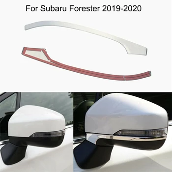 Накладка на боковое зеркало заднего вида из нержавеющей стали для Subaru Forester 2019 2020 2021