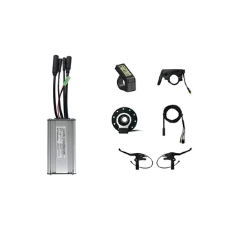 Новый комплект синусоидальных контроллеров Электрический велосипед Комплект электрического скутера Дисплей LCD4 Синусоидальный контроллер 36/48V 15A