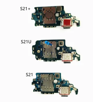 Оригинальный USB Разъем Для Зарядки Плата Штекер Порт Док-Станции Гибкий Кабель Для Samsung S21 Plus Ultra G991U G991B G991N G996B G998B G998N