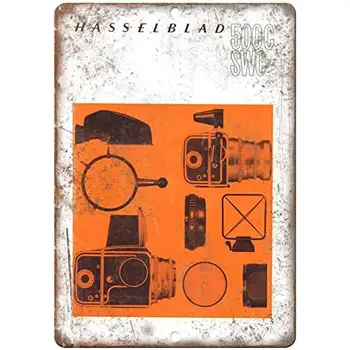 Пленочная камера Hasselblad 500C, настенный плакат в ретро-стиле, Жестяная вывеска, Винтажный ресторан Барбекю, столовая, Кафе, Декор магазина