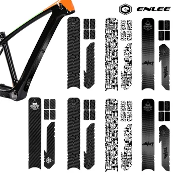 Протектор велосипедной рамы ENLEE, Защитная наклейка для цепи дорожного велосипеда MTB, Наклейка Против царапин, Защита рамы, аксессуары для велоспорта
