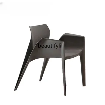 Современный минималистичный шезлонг из стекловолокна особой формы, модельный зал, креативный зал, конференц-зал, стулья для гостиной