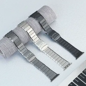 Титановый ремешок для Apple Watch Ultra 49 мм 45 мм 42 мм 40 мм 38 мм Ремешок из титанового сплава для iWatch 8 7 6 5 4 3 2 Se Браслет