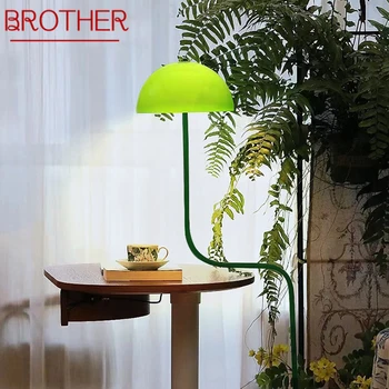 Торшер BROTHER Nordic Green, Модное искусство, Современная Семейная гостиная, спальня, Креативный Светодиодный Декоративный светильник