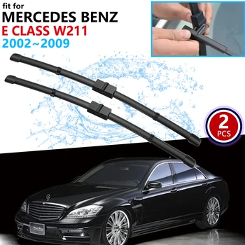 Щетка Стеклоочистителя Автомобиля Mercedes Benz E Class W211 2002 ~ 2009 E200 E250 E270 E280 E300 E320 E350 E400 E420 E450 E500 Стеклоочиститель лобового стекла